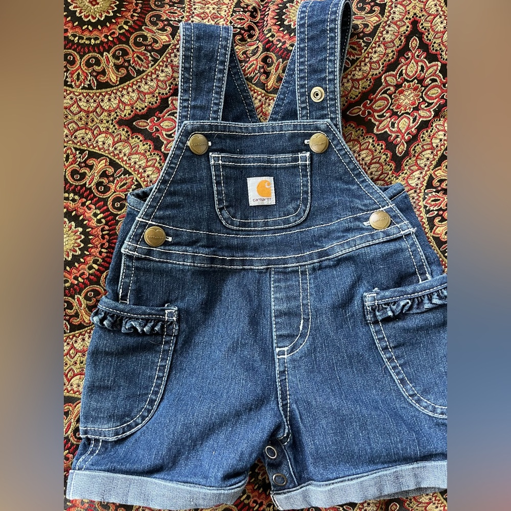 Carhartt Denim Overalls 3 months